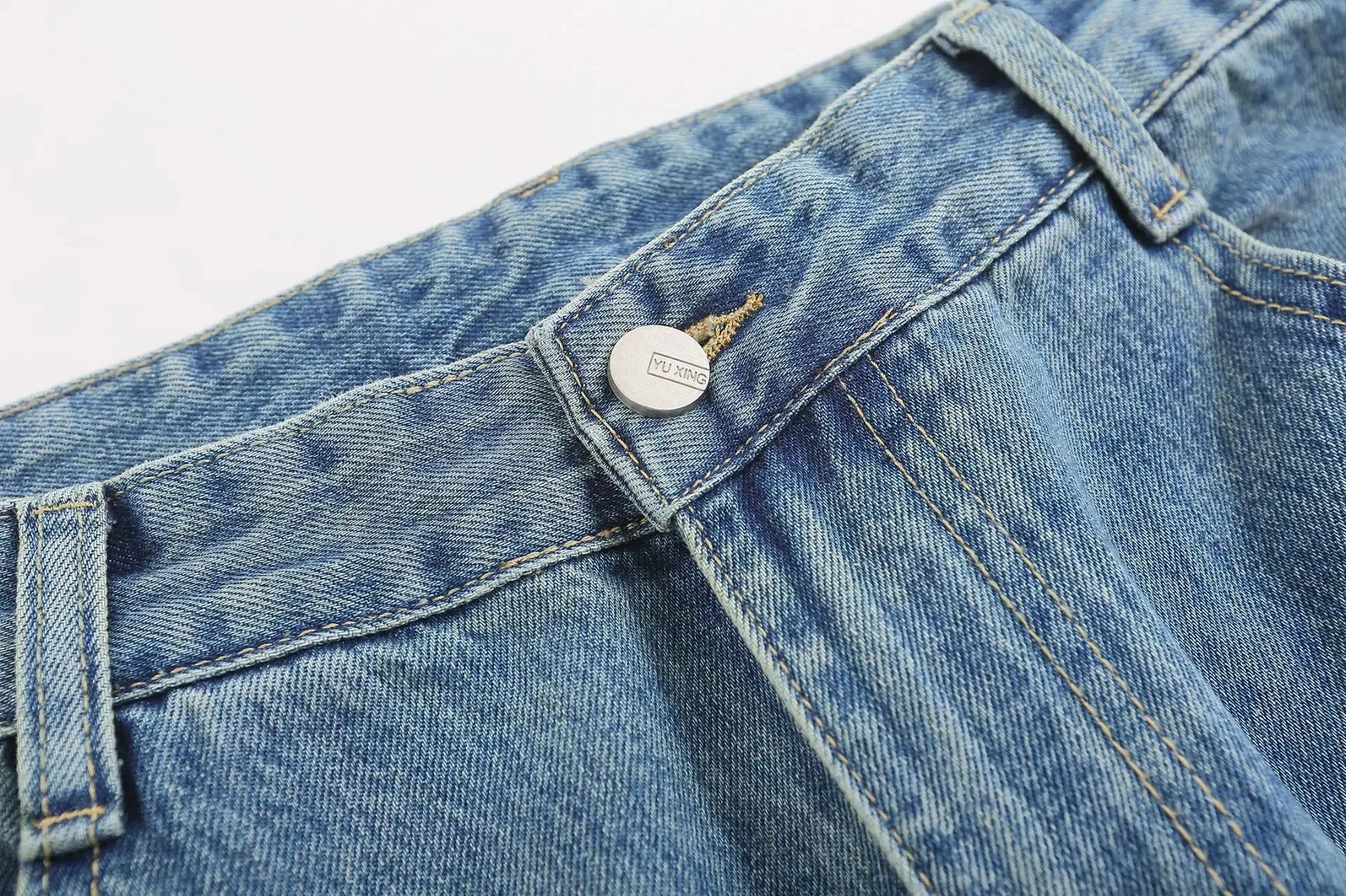 Deconstructed Denim Fusion Jeans
