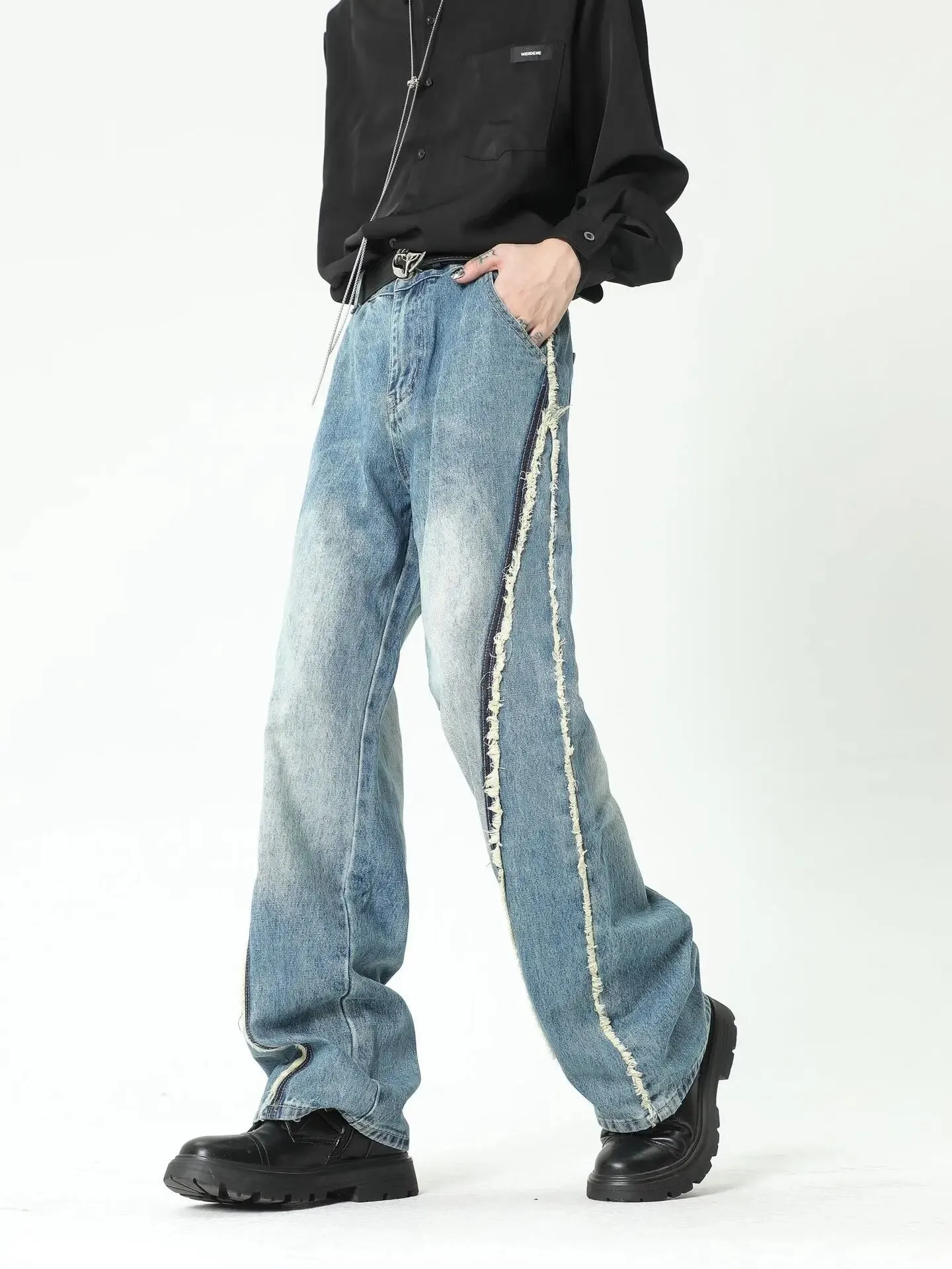 Deconstructed Denim Fusion Jeans