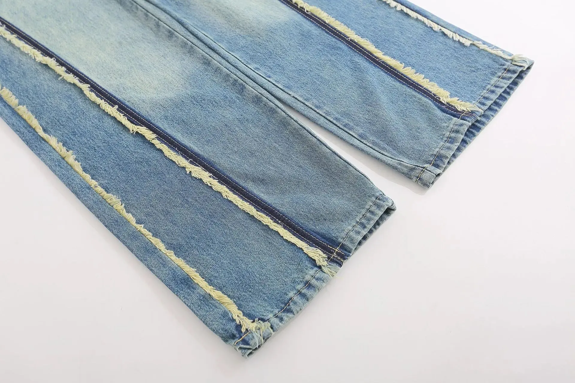 Deconstructed Denim Fusion Jeans