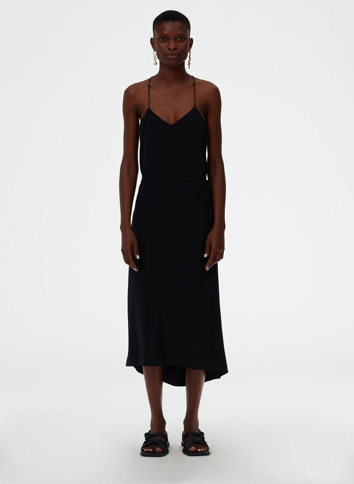 Eco Silk Bias Skirt