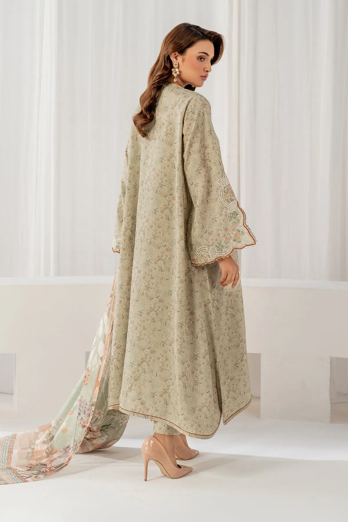 EMBROIDERED VISCOSE SILK SF-4047