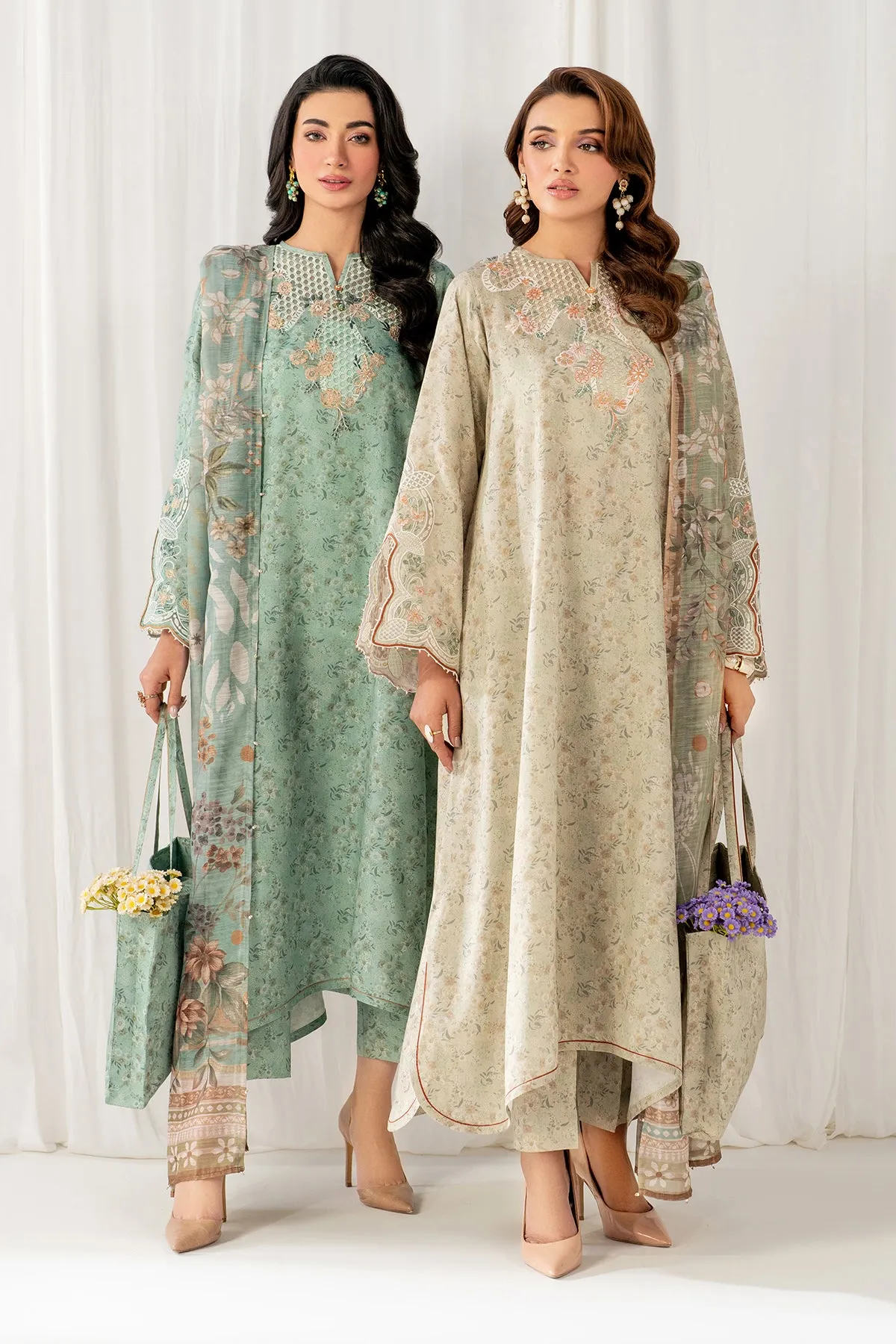 EMBROIDERED VISCOSE SILK SF-4047