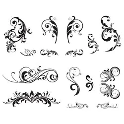 Flourishes Designer Silk Screen