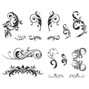 Flourishes Designer Silk Screen