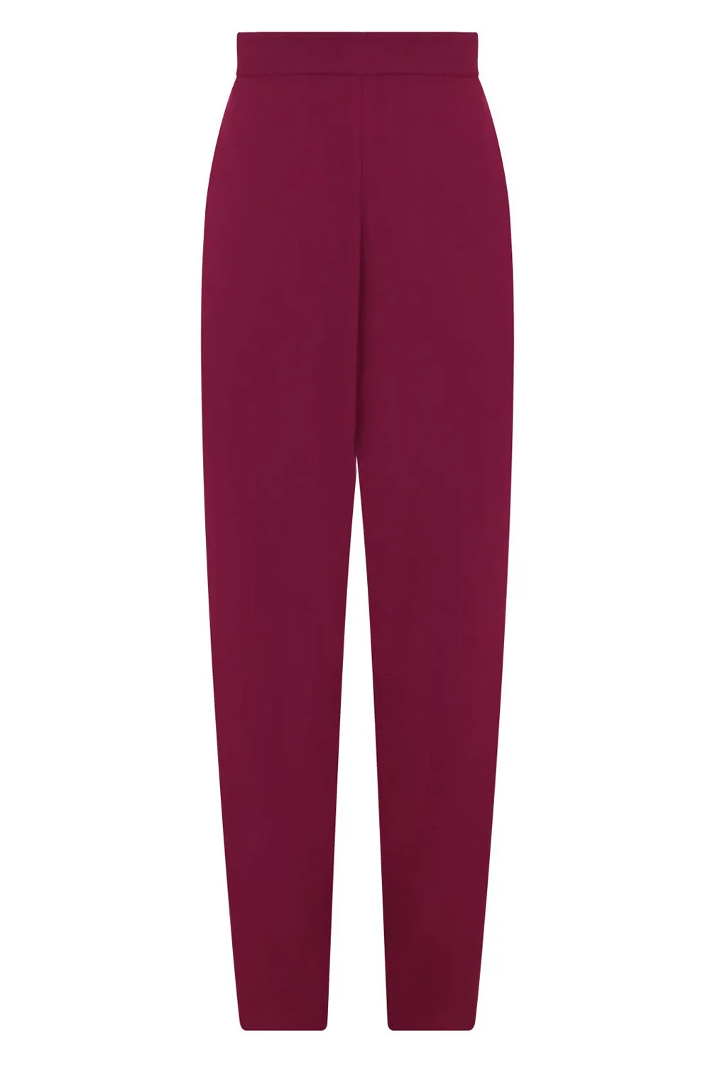 FLUID RELAXED SLIM LEG PANTS RASPBERRY