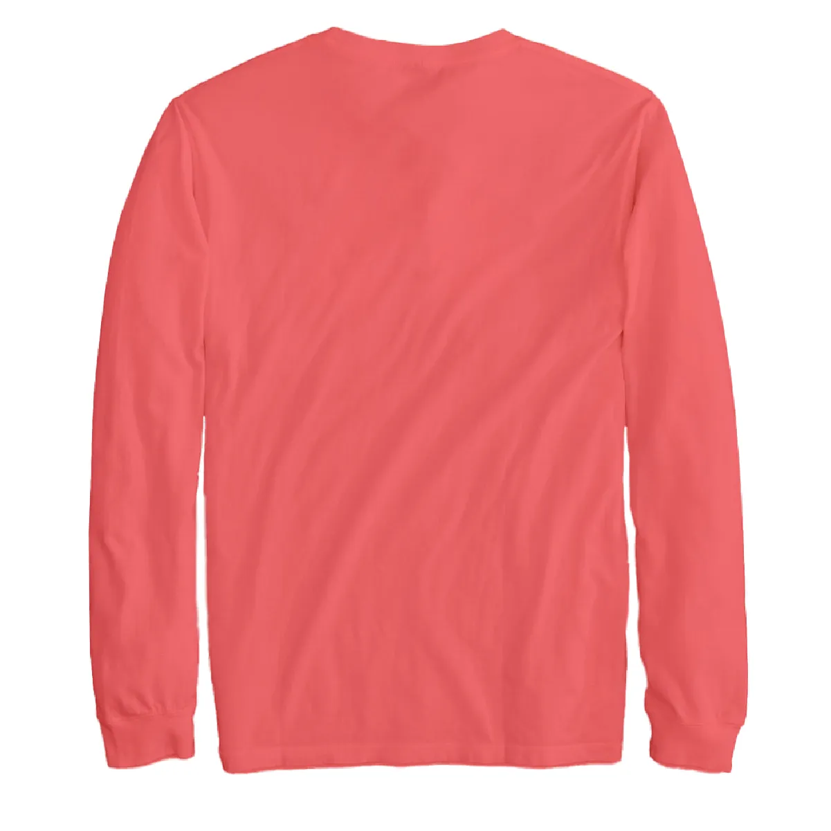 Freshwater Born Linear Logo Men's Cotton Long Sleeve Shirt