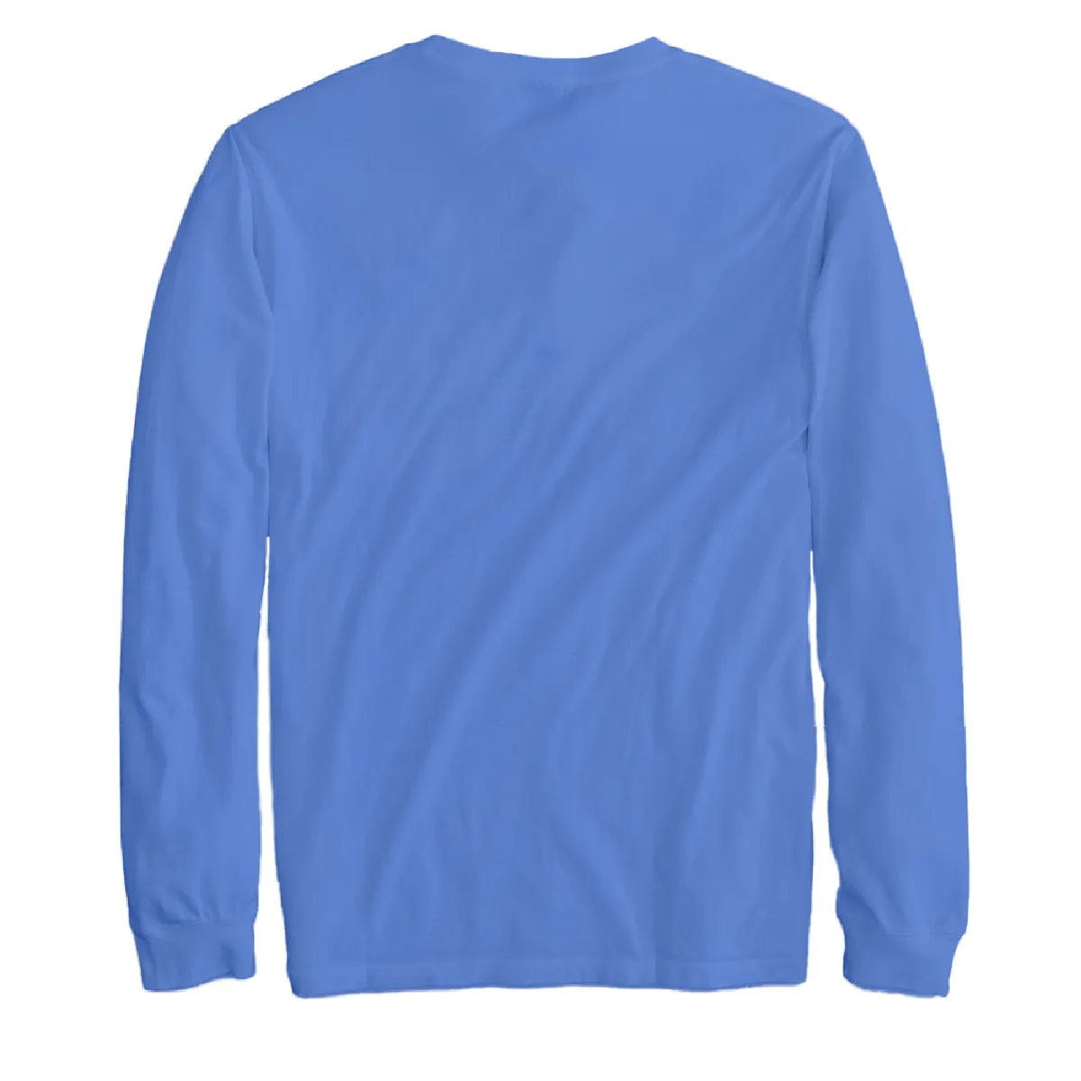 Freshwater Born Linear Logo Men's Cotton Long Sleeve Shirt