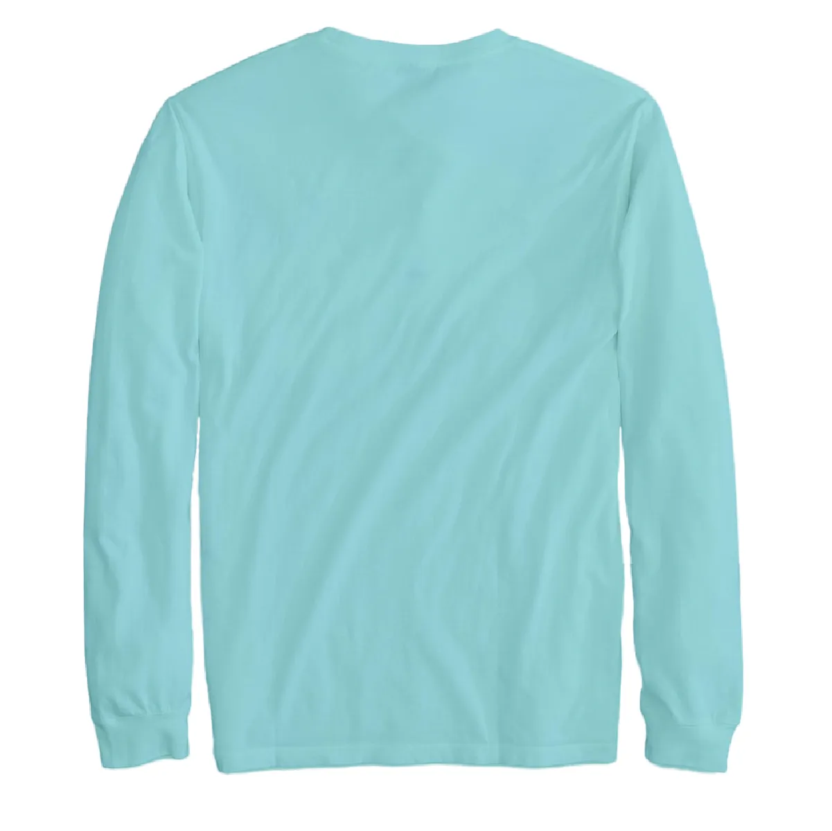 Freshwater Born Linear Logo Men's Cotton Long Sleeve Shirt