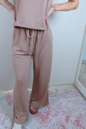 Get Movin' Dark Taupe Pants