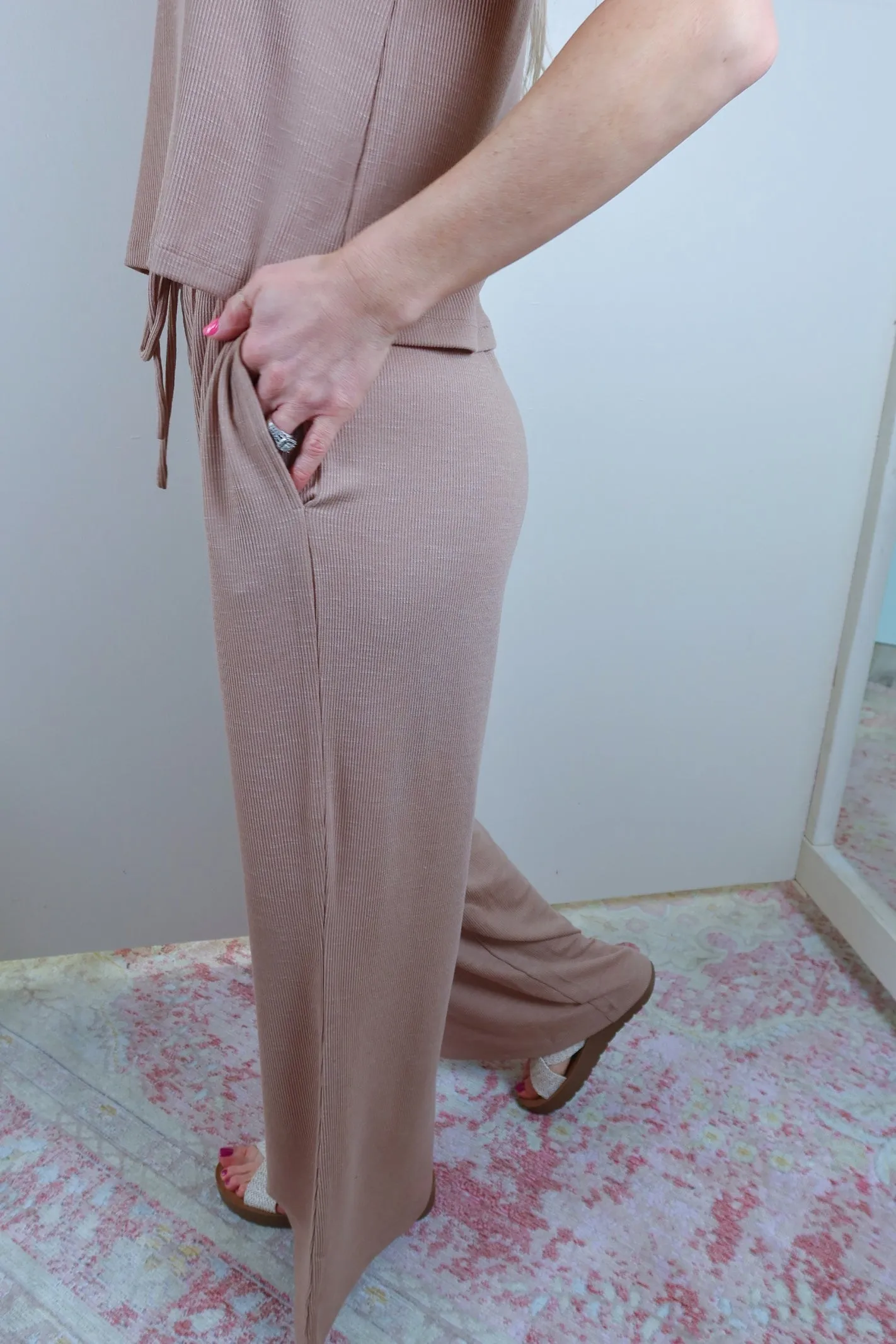 Get Movin' Dark Taupe Pants