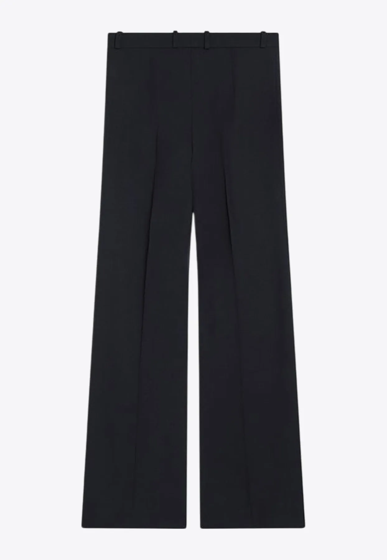 High-Waist Wool Tailored Pants