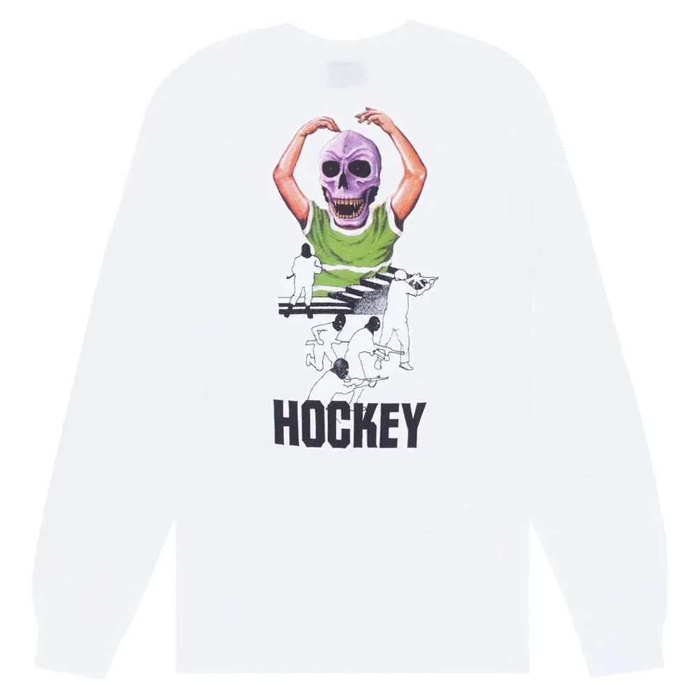 Hockey - Skull Kid Ls Tee (White)