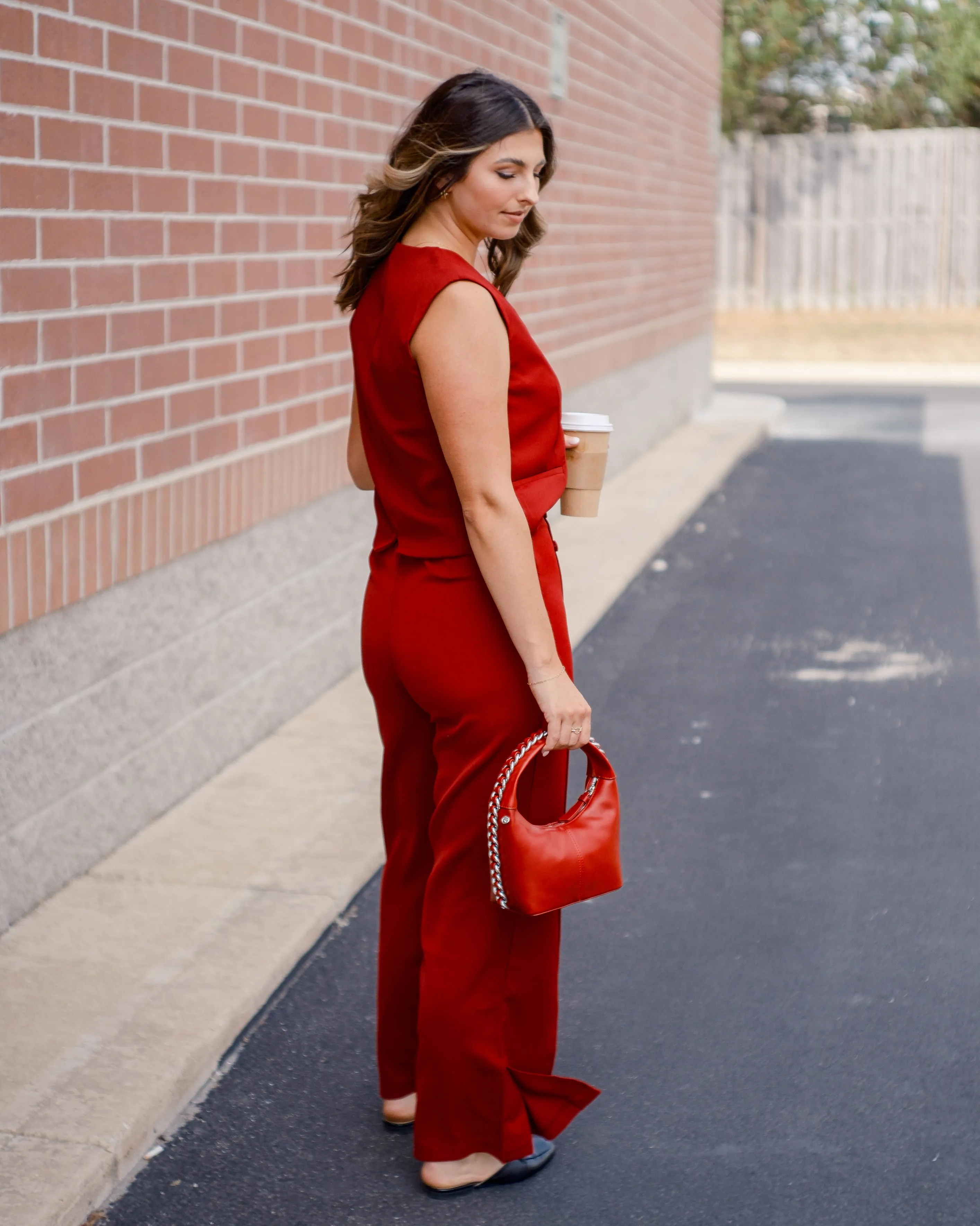 Holland Pants with Button Details