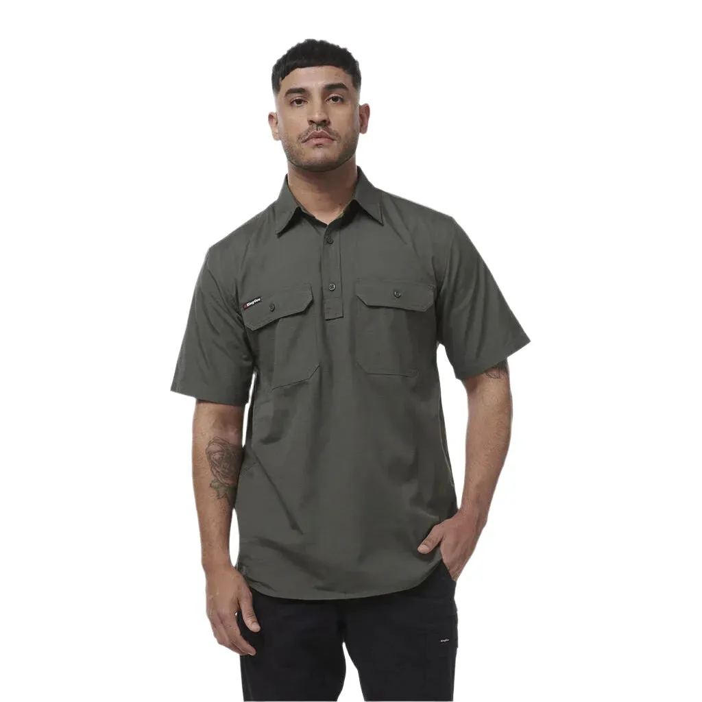 KingGee Workcool Vented Closed Front Shirt Long Sleeve (K14032)