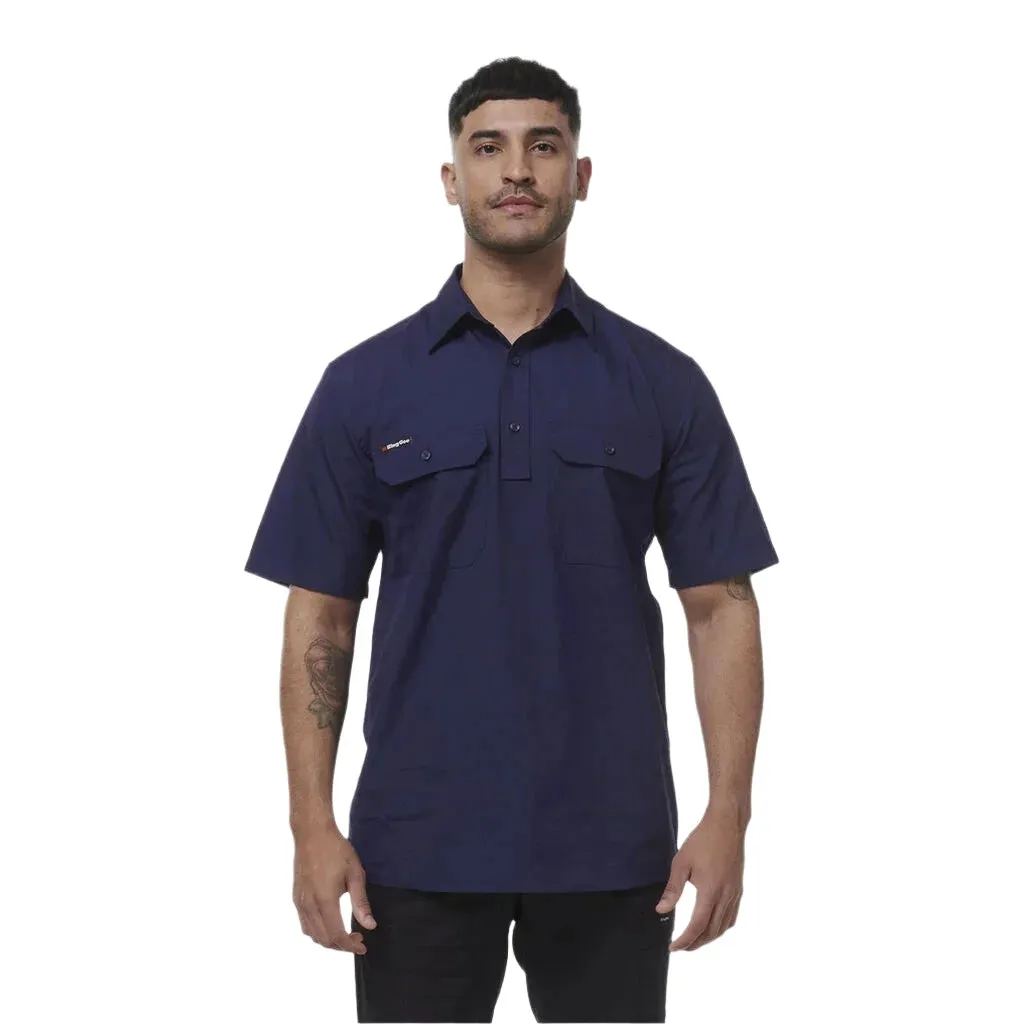 KingGee Workcool Vented Closed Front Shirt Long Sleeve (K14032)