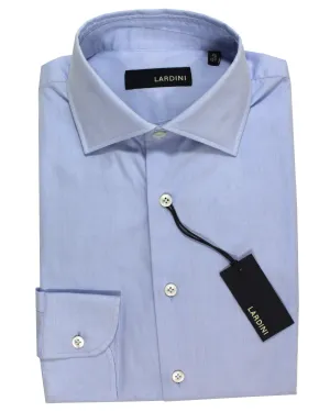 Lardini Dress Shirt Blue - Spread Collar 41 - 16