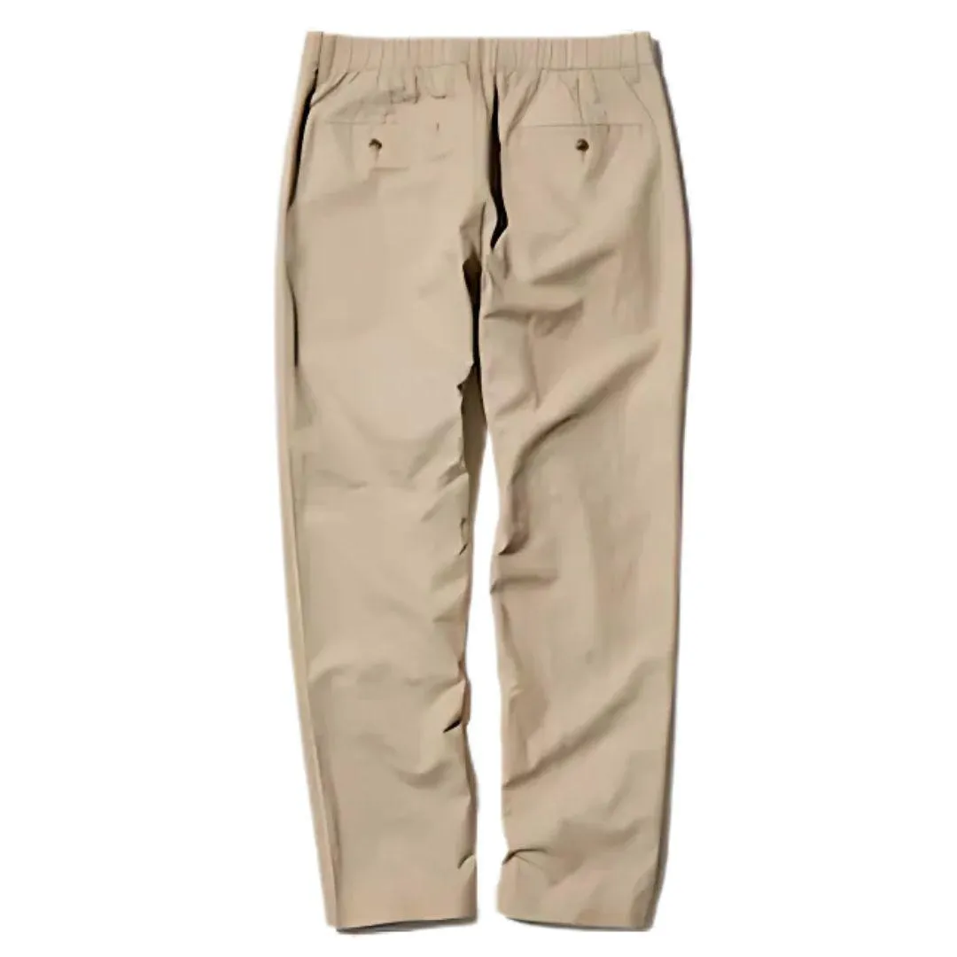 LINEN BLEND RELAXED PANTS BEIGE