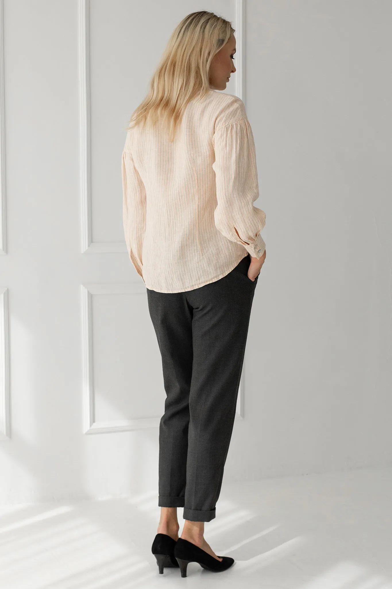 Linen shirt top Kari