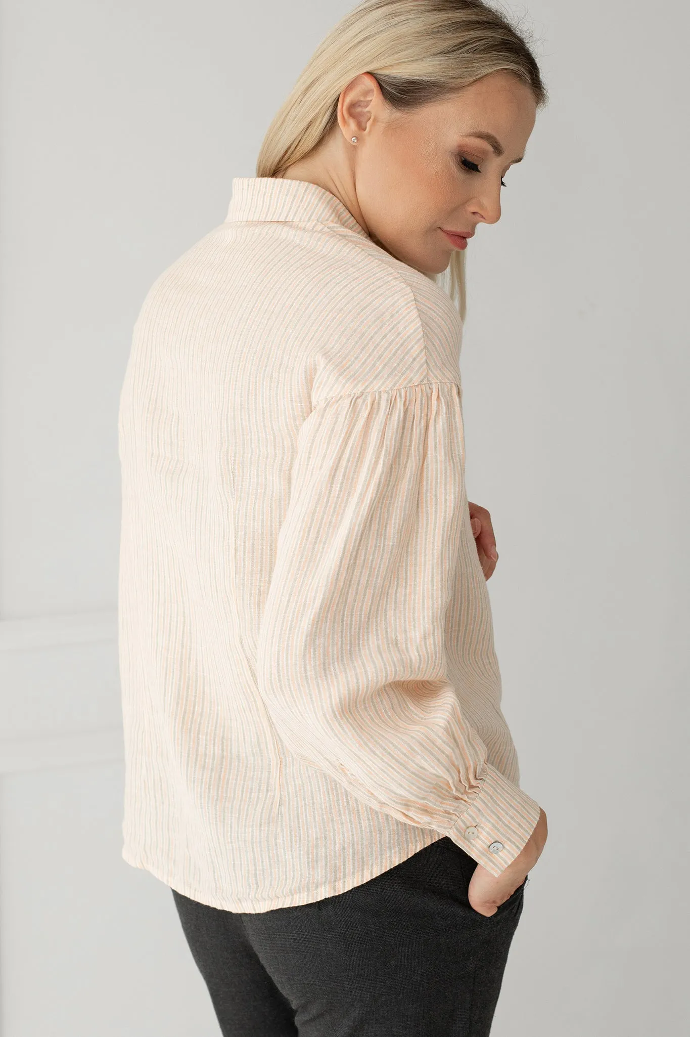 Linen shirt top Kari