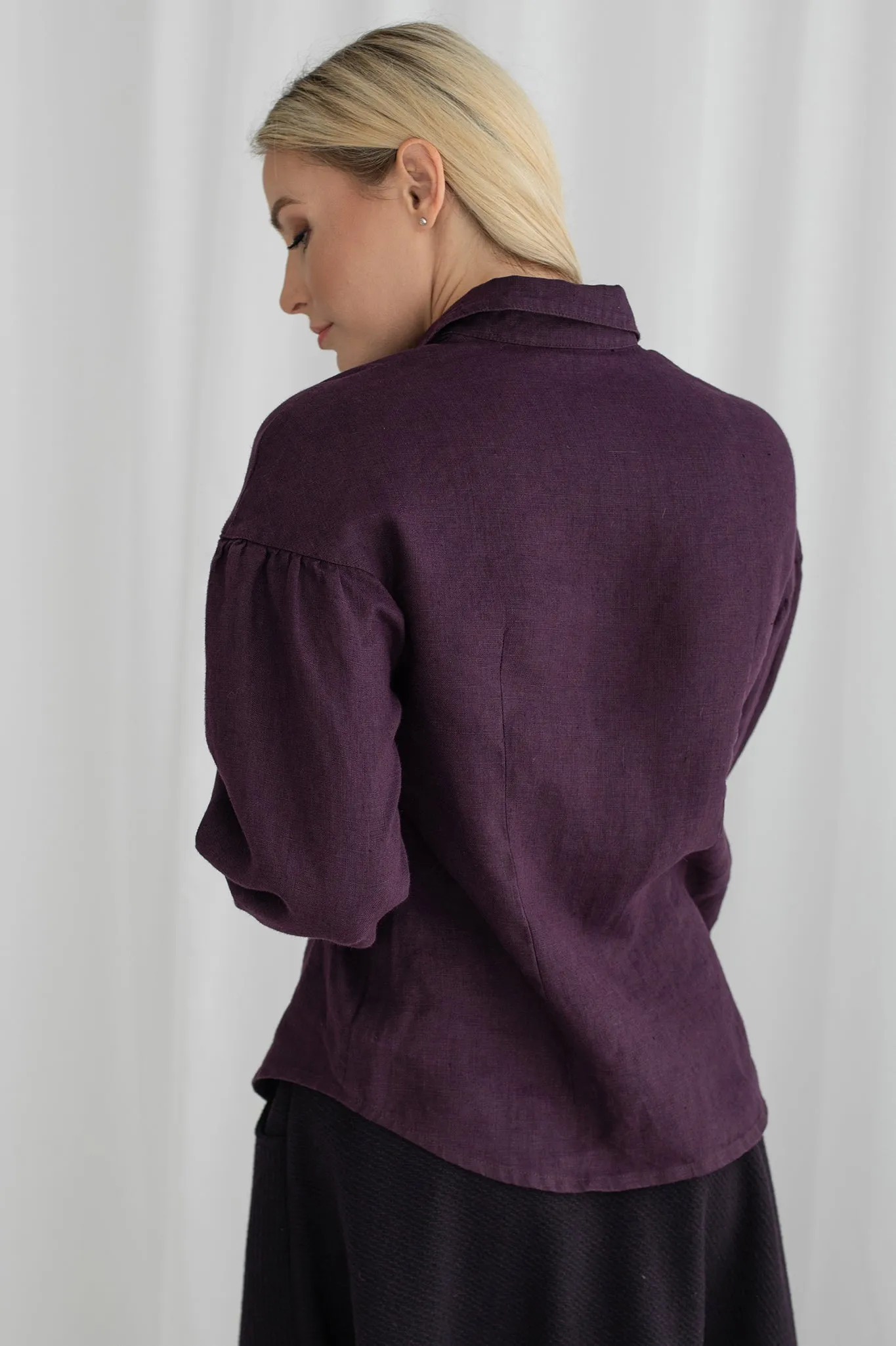 Linen shirt top Kari