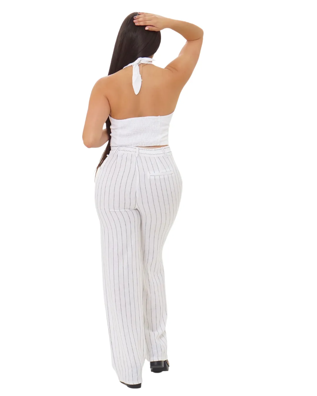 LINES TAILORED PANT WHITE