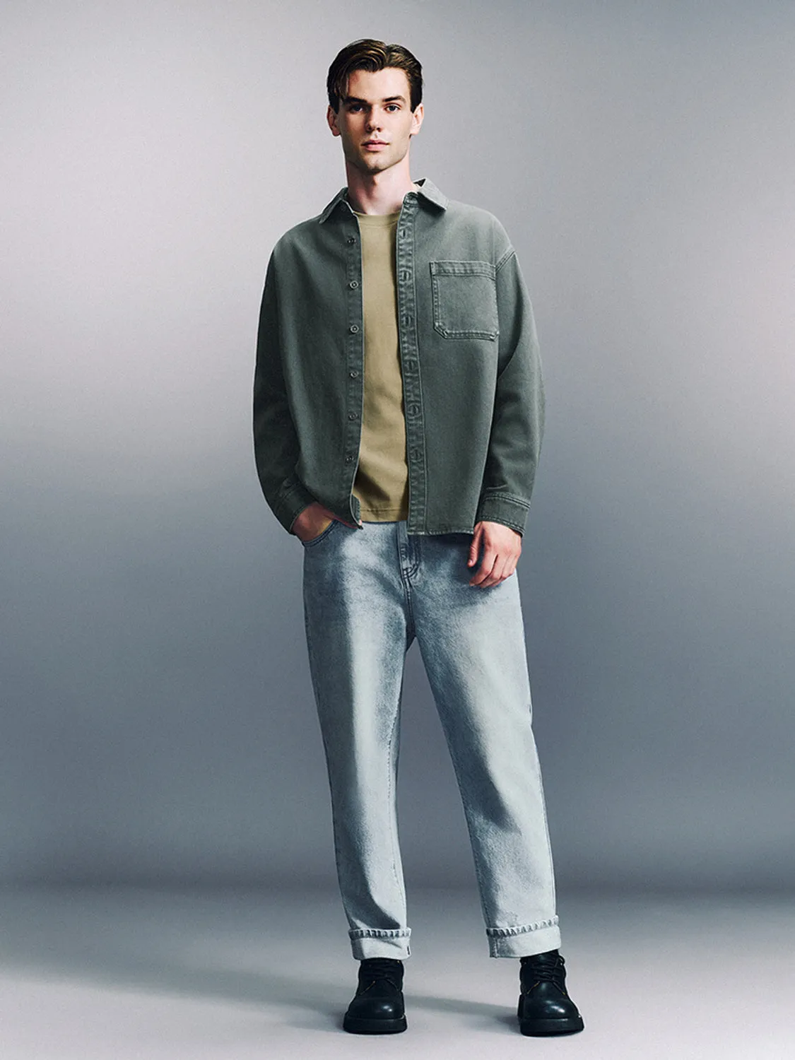 Loose Denim Shirts