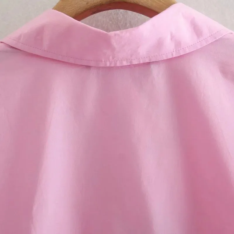 LOOSE POPLIN BLOUSE