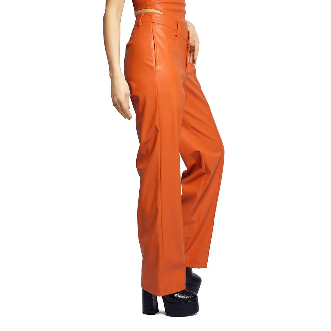 Low waist flare pants