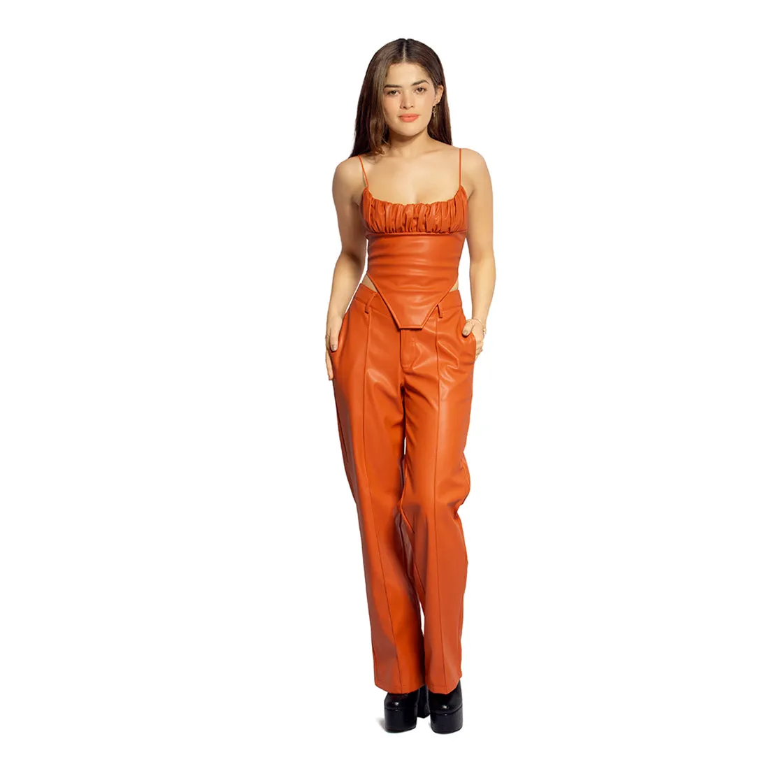 Low waist flare pants