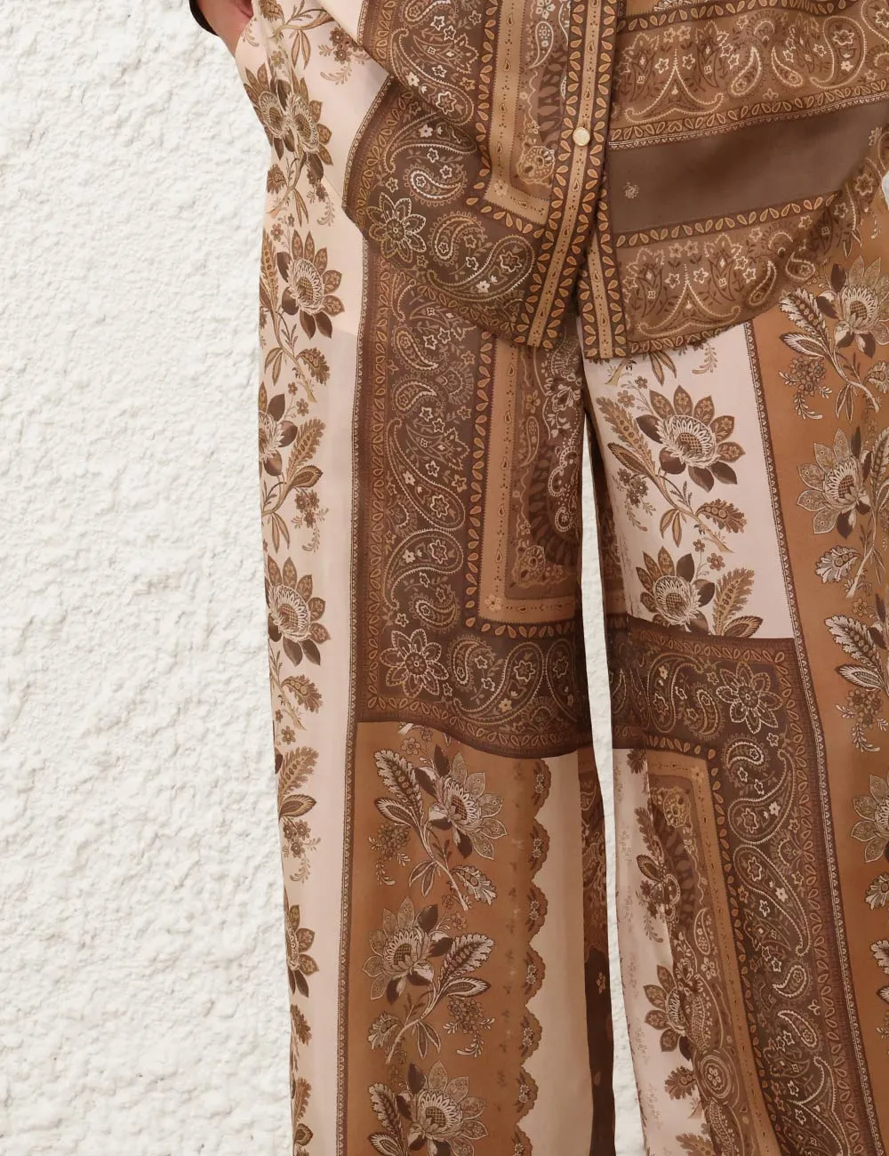 Lucky Relaxed Pant in Chocolate Bandana