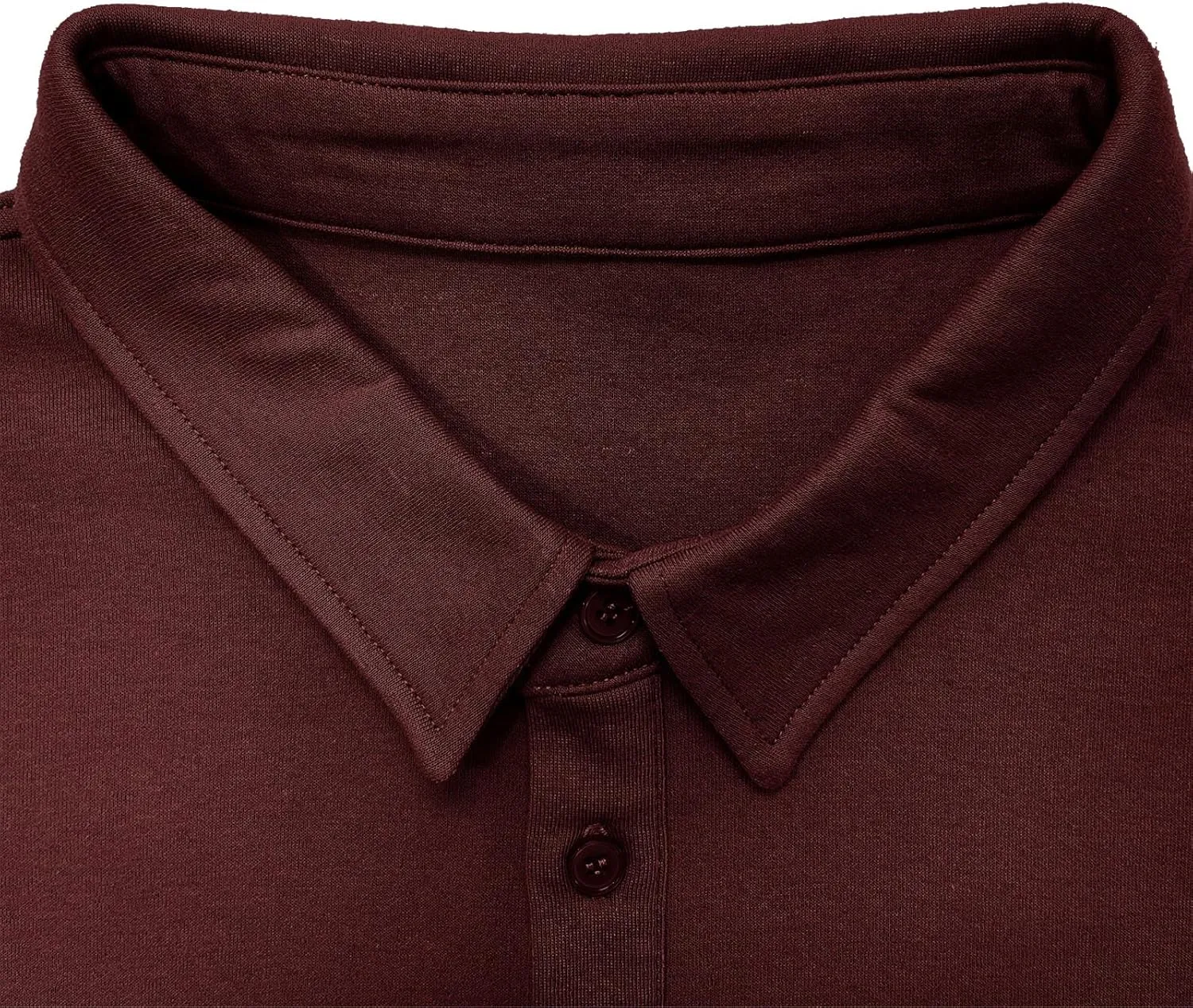 Men's Casual Long Sleeve Polo Shirts Classic Button Down Golf Shirt Loose Fit Pullover Sweatshirts