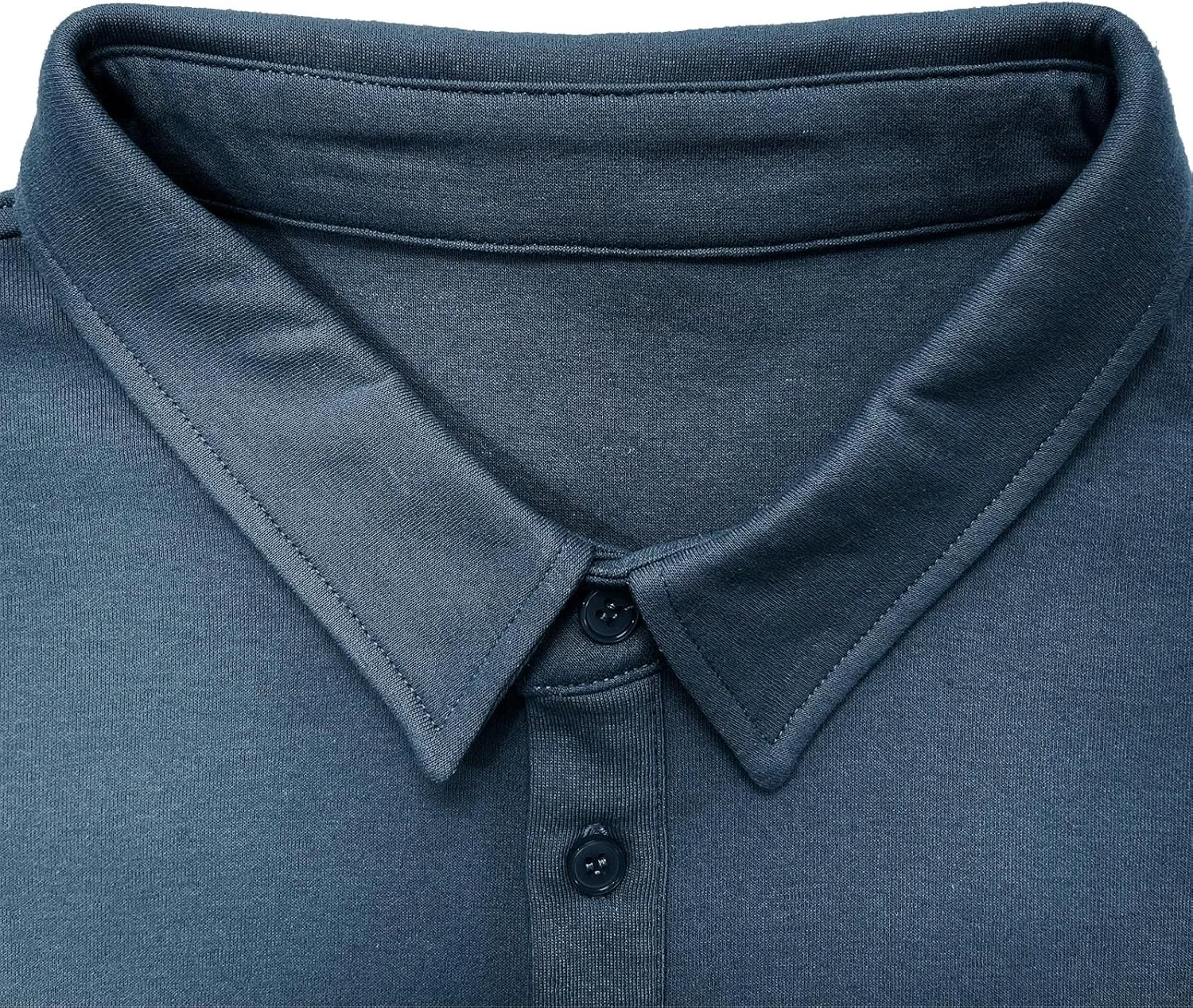 Men's Casual Long Sleeve Polo Shirts Classic Button Down Golf Shirt Loose Fit Pullover Sweatshirts