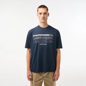 Men’s Lacoste Loose Fit Organic Cotton Piqué T-shirt