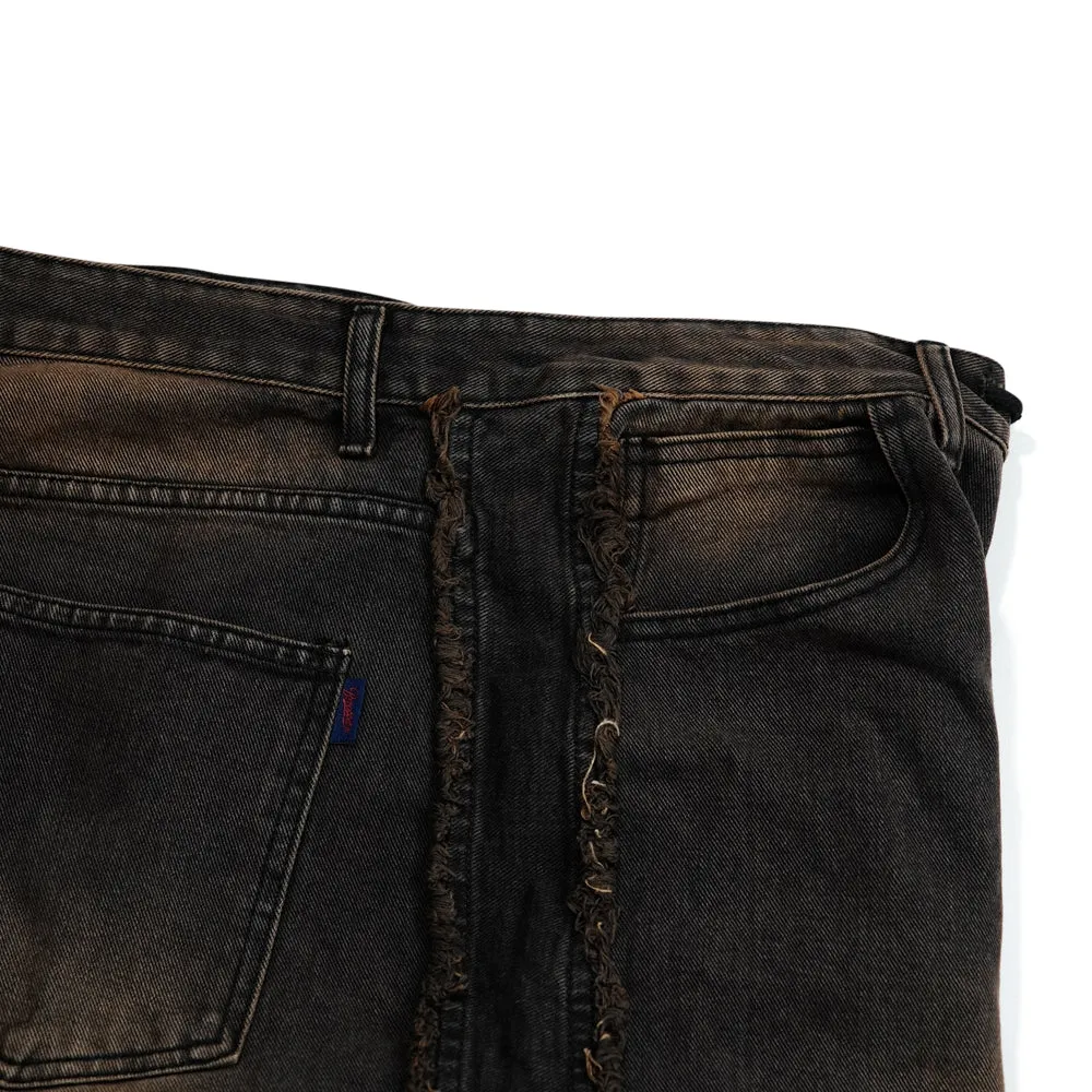 MID90 SIDE LINE LOOSEFIT DENIM PANTS VINTAGE BROWN