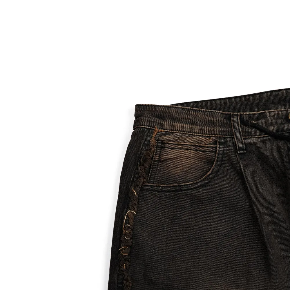 MID90 SIDE LINE LOOSEFIT DENIM PANTS VINTAGE BROWN