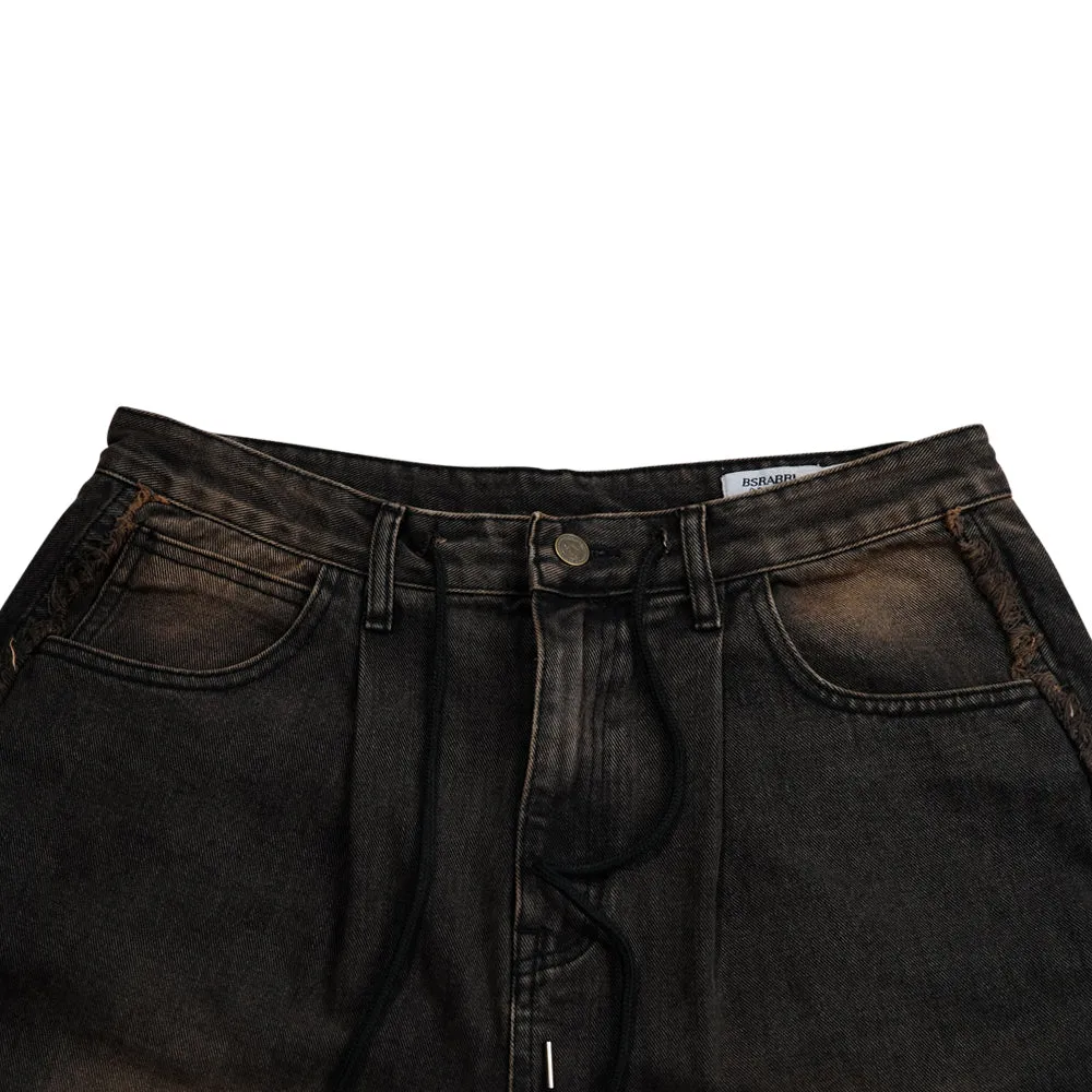 MID90 SIDE LINE LOOSEFIT DENIM PANTS VINTAGE BROWN