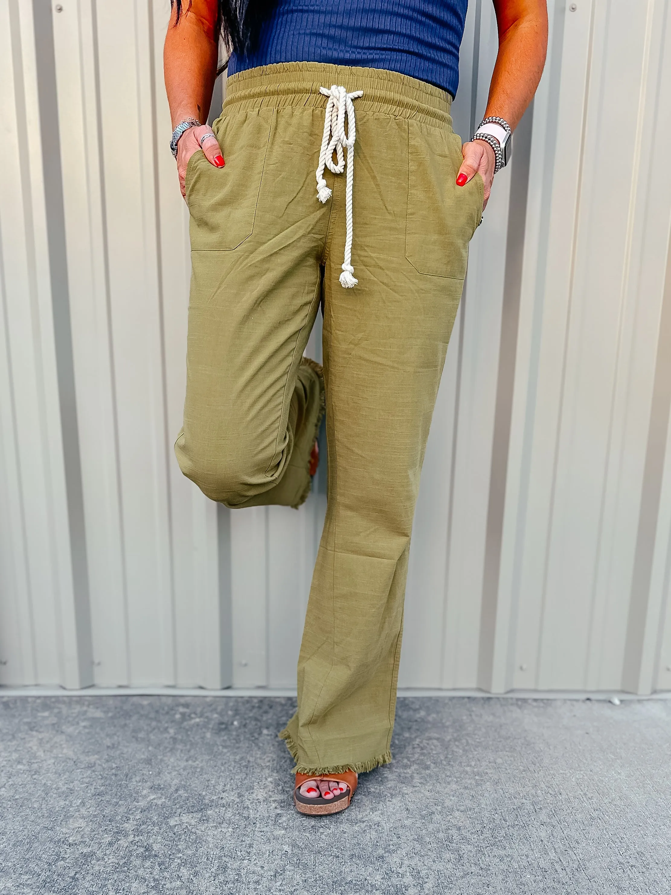 Moss Mid Rise Flare Pants