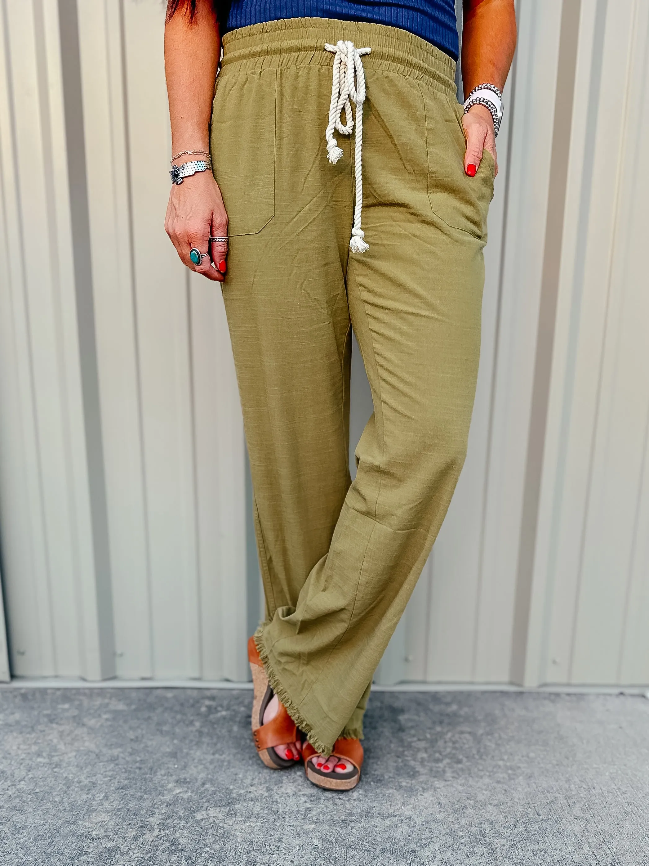 Moss Mid Rise Flare Pants