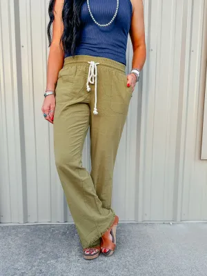 Moss Mid Rise Flare Pants