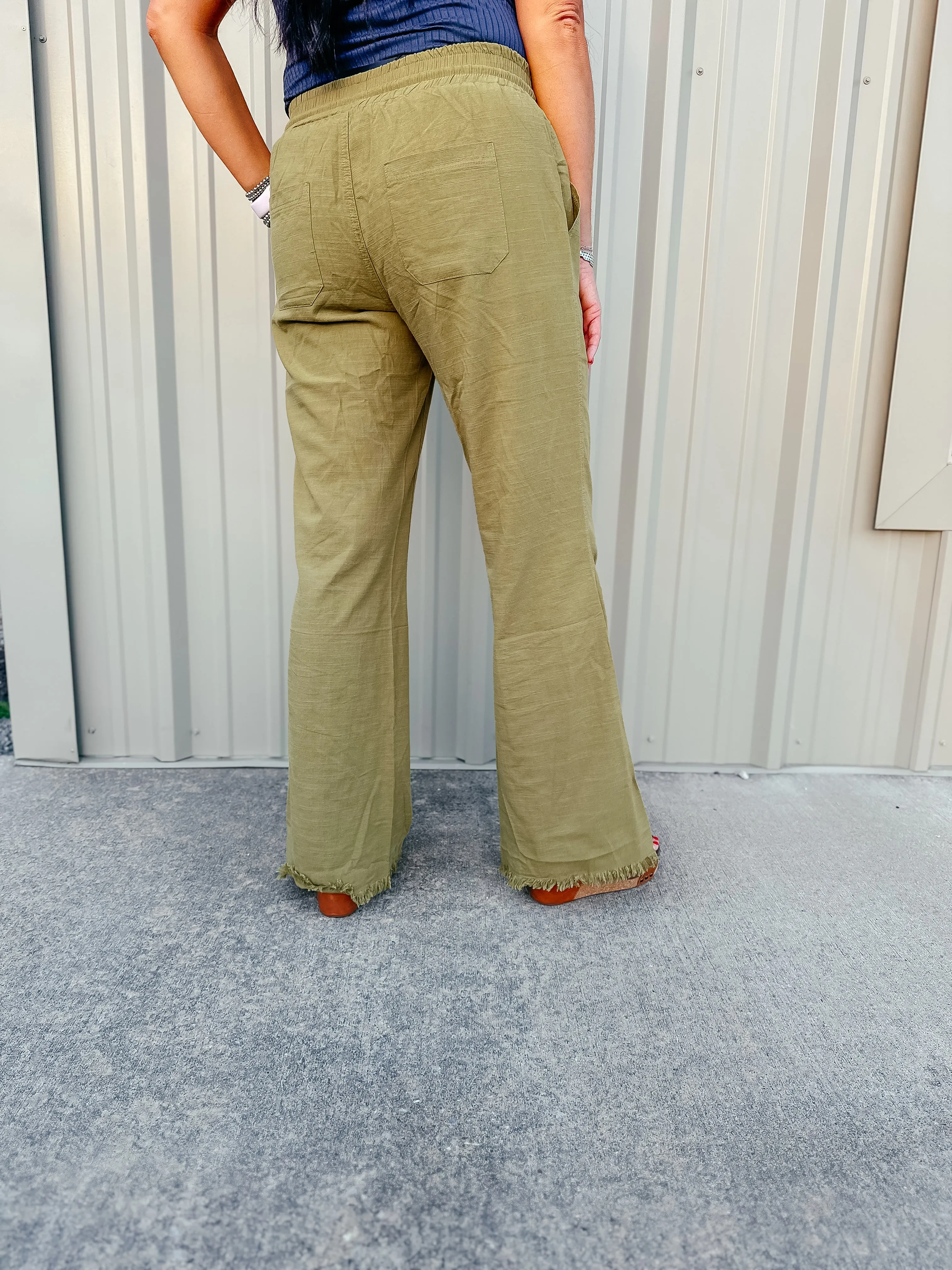 Moss Mid Rise Flare Pants