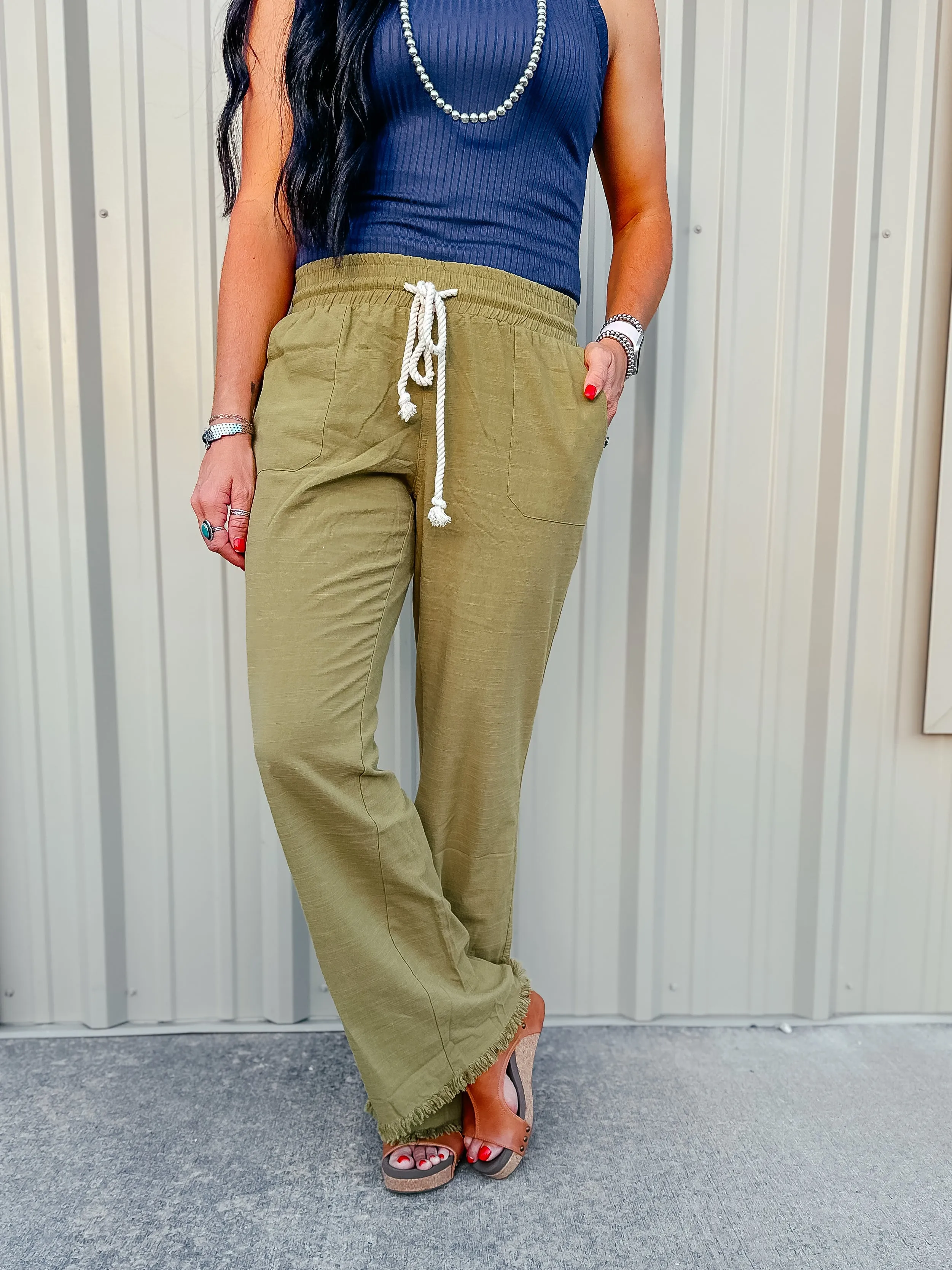 Moss Mid Rise Flare Pants