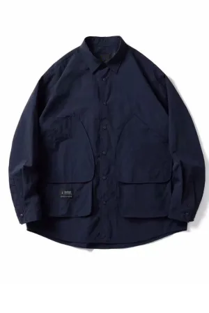 Mountain Multi Pockets Shirts In Blue
