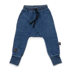 Nununu denim diagonal baggy pants