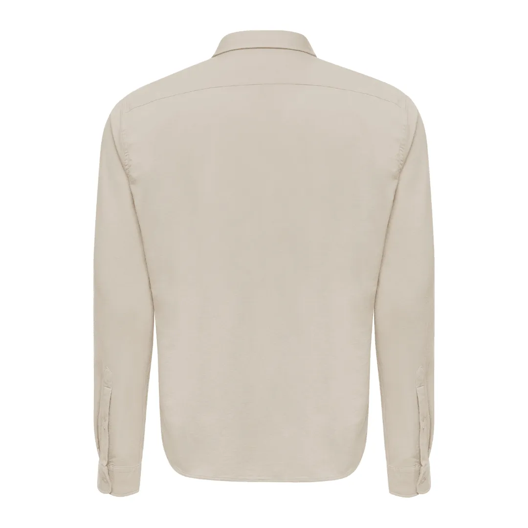 Oxford Cotton Shirt - Beige