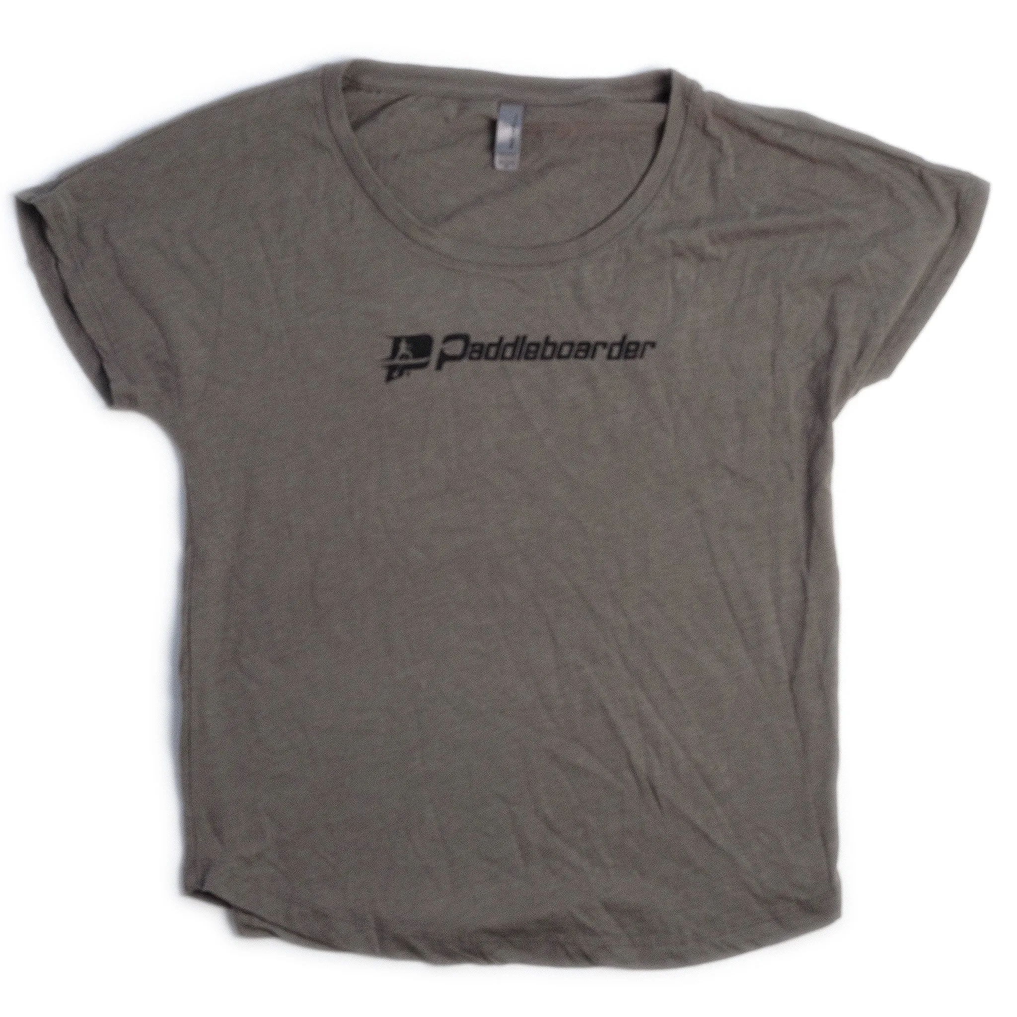 Paddleboarder Logo & Mermaid Loose T-Shirt - Army Green