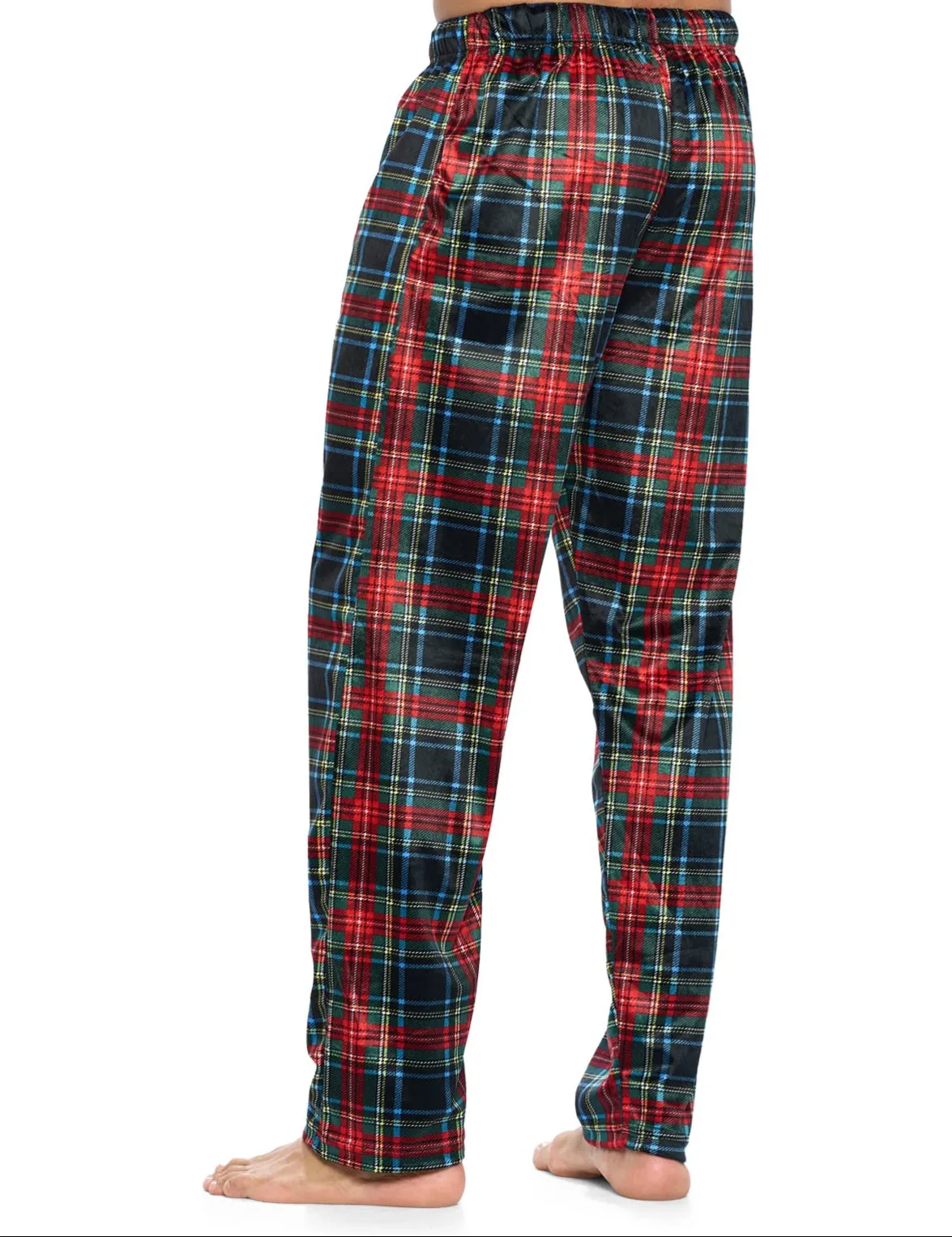 Pajama Pants - Black Stewart Plaid - Large
