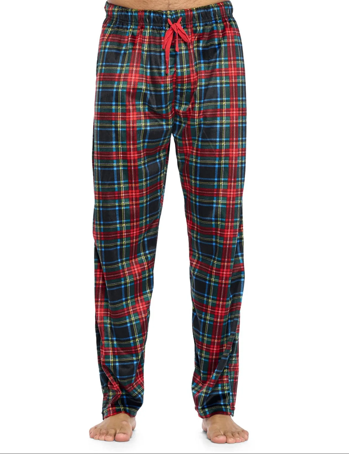Pajama Pants - Black Stewart Plaid - Large