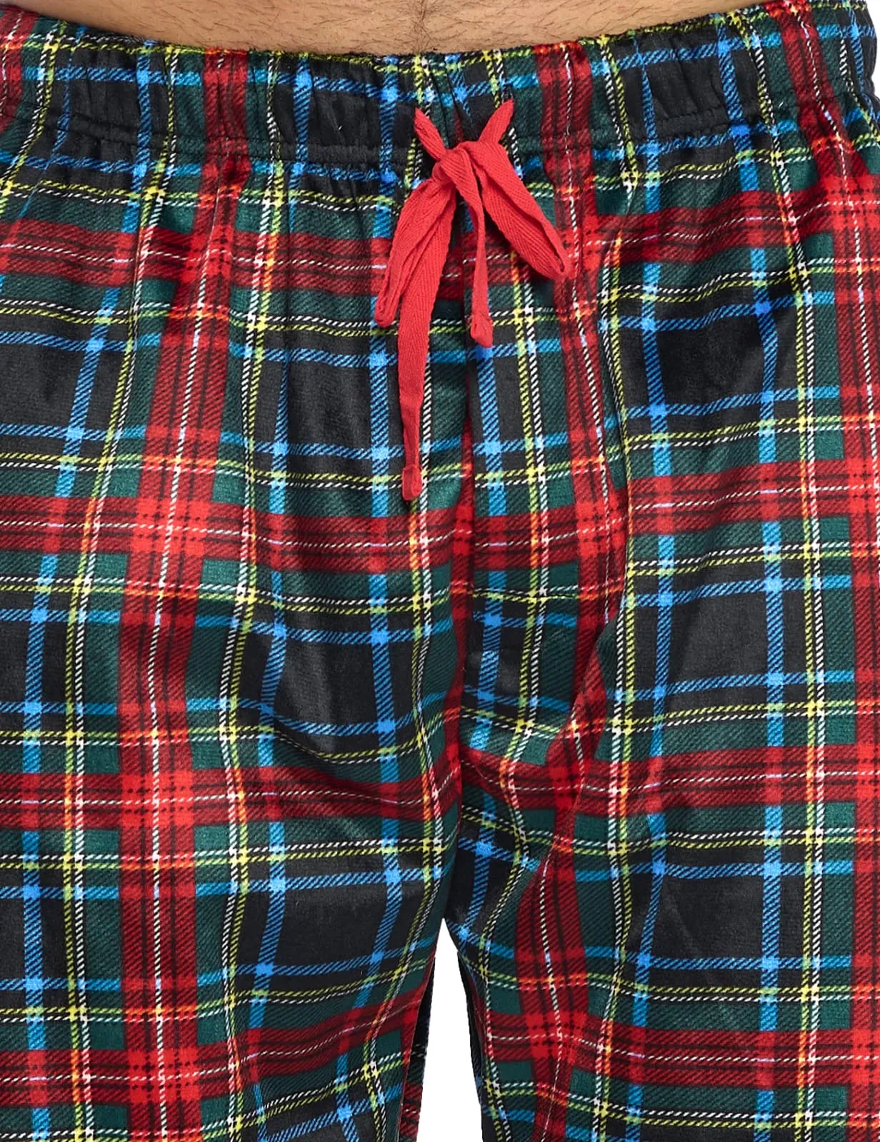 Pajama Pants - Black Stewart Plaid - Large