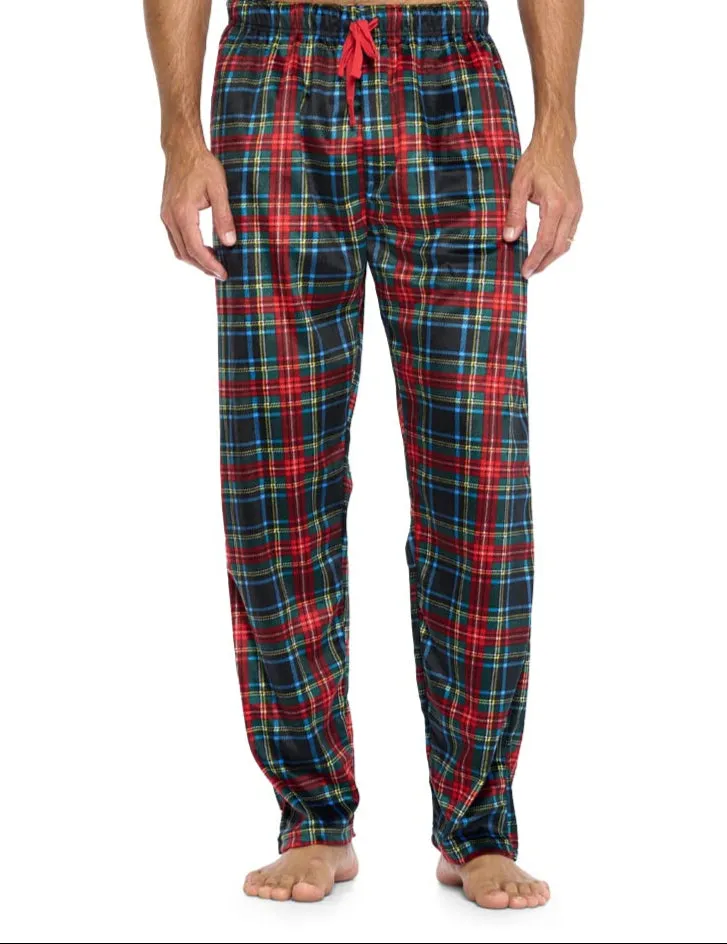 Pajama Pants - Black Stewart Plaid - Large