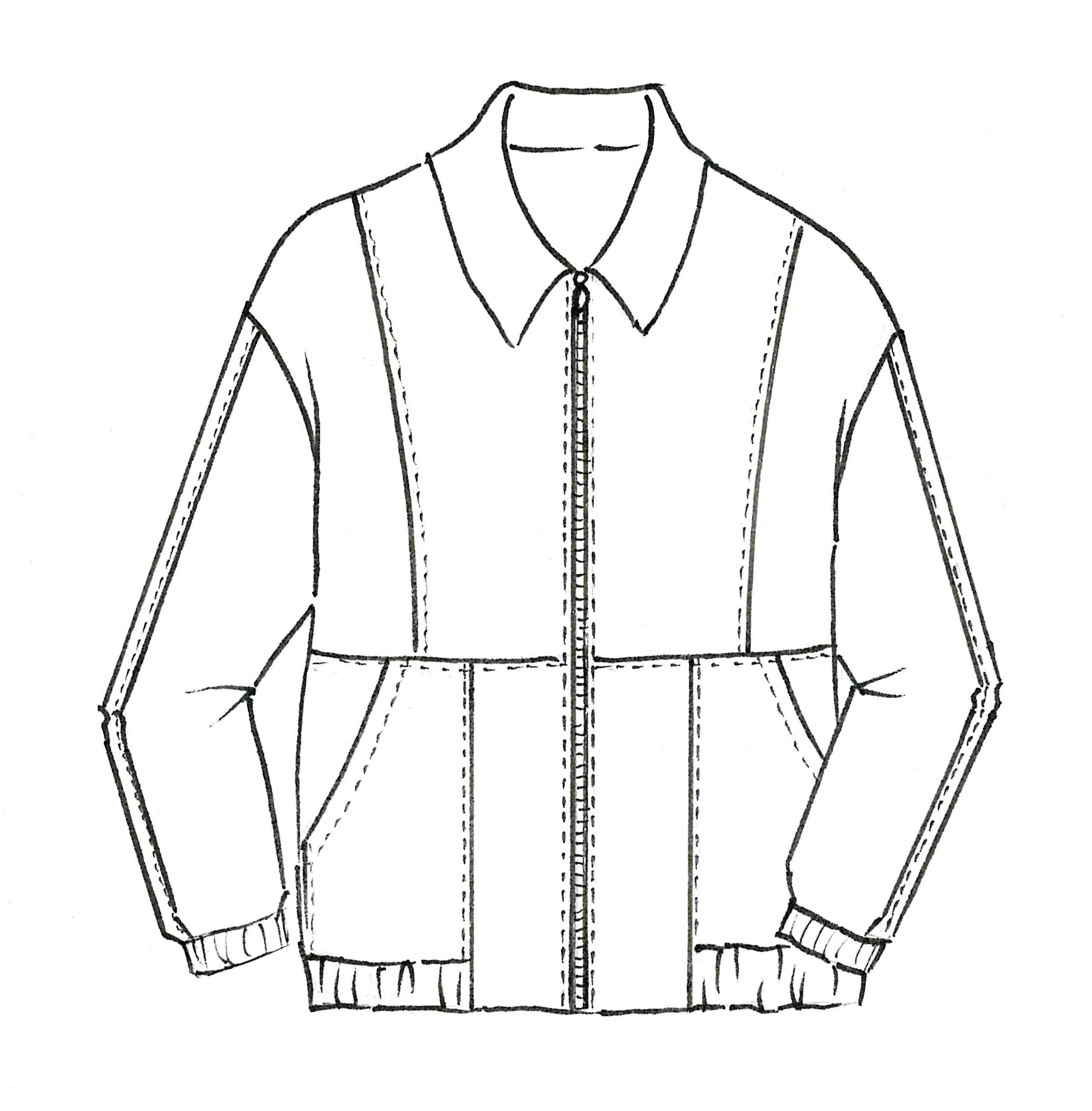 Paula Ryan Washer Linen Cropped Jacket - Navy